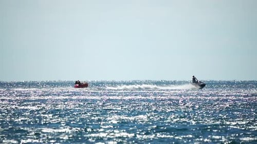 Water Sports Fun on a Bright Sunny Day