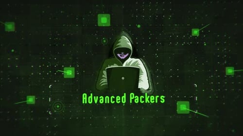 Hacker Logo Reveal with Digital Grid Animation