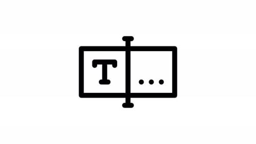 Animated Text Editing and Comparison Icon