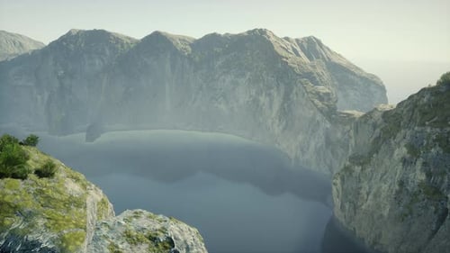 Lofoten is a Chain of Islands Far North on the Coast of Norway