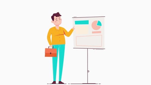 Corporate Presentation with Animated Charts