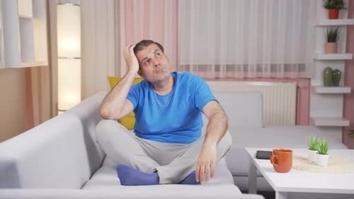 Nachdenklicher Mann.
