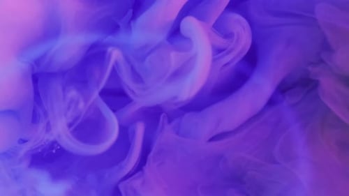 Paint Splash Water Neon Smoke Cloud Purple Vapor