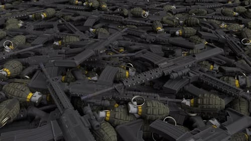 Falling Assault Rifles and Hand Grenades Loop