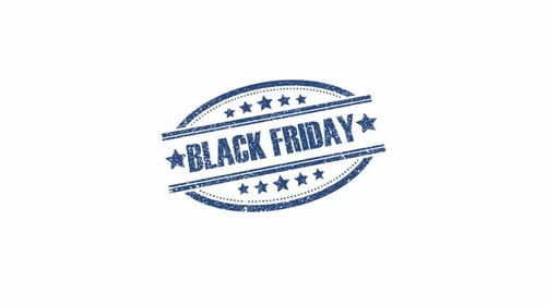 Black Friday Rubber Stamp Seal