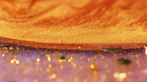 Tinta brillante en emulsión Golden Wave Glitter