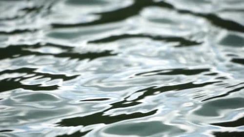 Sun Reflecting on Sparkling Sea Lake Water Surface Ocean at Sunset Sunrise Sunrays Flickering in