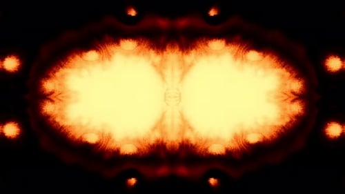 Abstract Fluid Ink Spread Symmetrical Background Motion