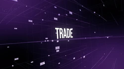 Futuristic Digital Globe Animation for Global Data and Trade