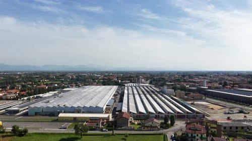 Usine et bâtiment d'assemblage dans le nord de l'Italie.