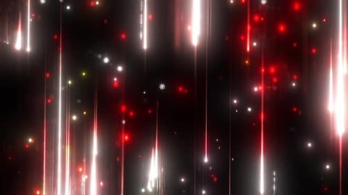 Winter Red Broadcast-Partikel-Schleife