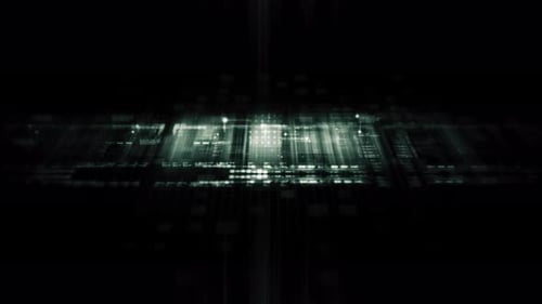 Data Matrix Display, Dynamic Information Network Simulation 03