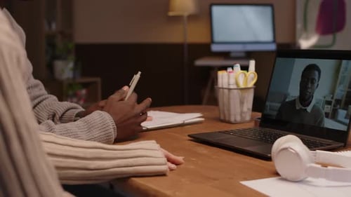 Virtual Meeting In Office, Remote Collaboration