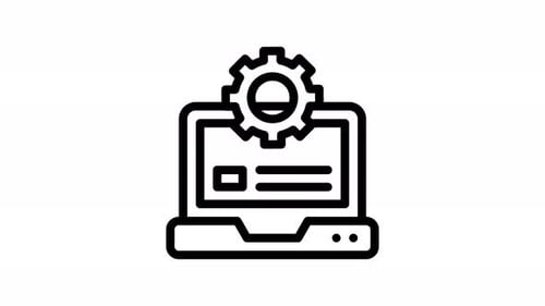 seo line icon animation