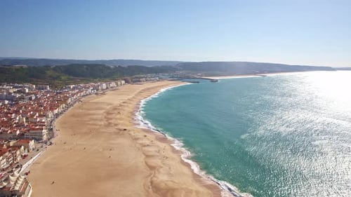 Nazare Sea and Beach View