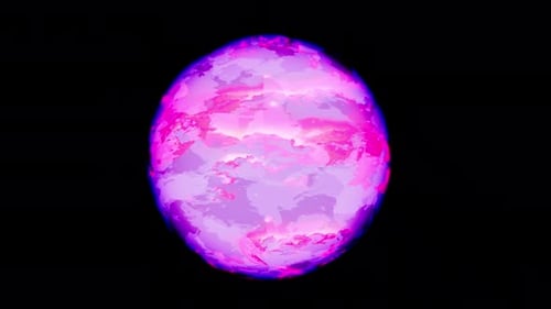 Abstract Fluid Energy Orb Seamless Loop