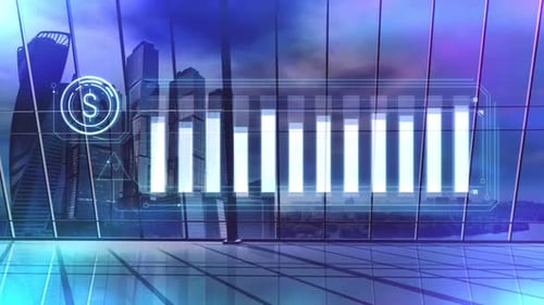 Dollar Exchange Rate Infographics In A Spacious Office