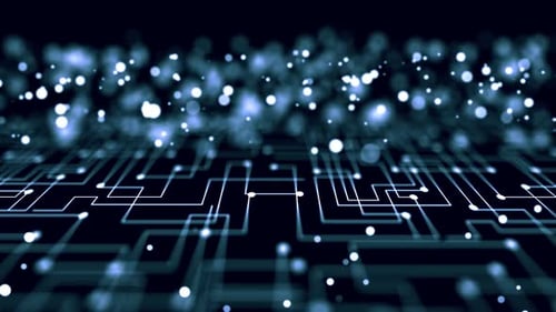 Fundo colorido de alta tecnologia