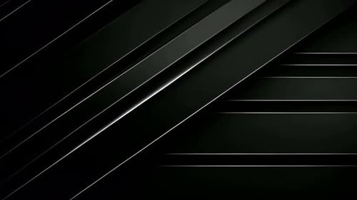 Modern Dynamic Geometric Lines Dark Background Animation