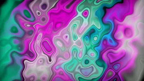 Vibrant Abstract Fluid Color Swirl Animation Background