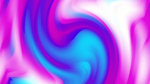 abstract magenta, blue and white color glossy twisted fluid wave digital liquid animated.344