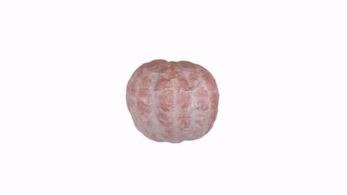 Realistic 3D Render of a Pinkish Fruit or Vegetable