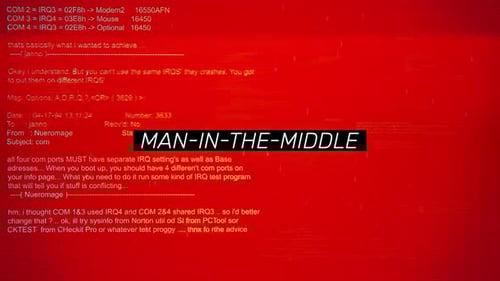 Retro Glitch Computer Terminal Data Screen Display