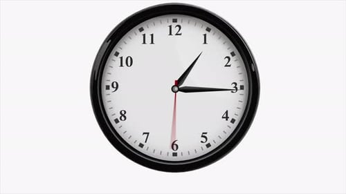 Relógio de parede com tique-taque de 1 a 2 4K