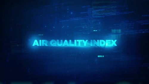 Futuristic Glitch Text Title Reveal