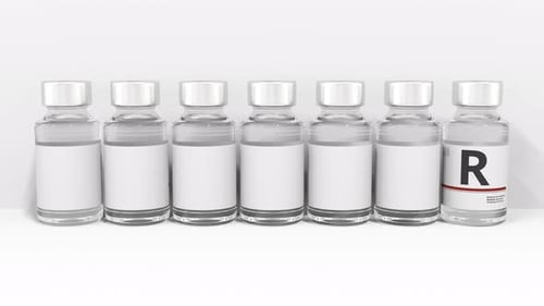 Medical Vials Text Reveal for Q Fever Diagnosis