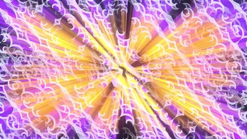 Abstract Decorative Glowing Light Rays Background