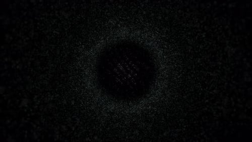 Abstract Digital Particles Logo Reveal