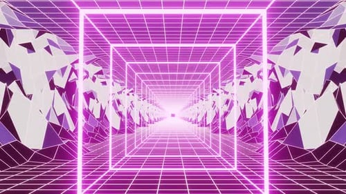 Space Room Travel Background Vj Loop HD