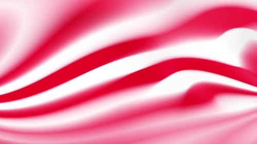 Seamless Red and White Flowing Abstract Wave Background