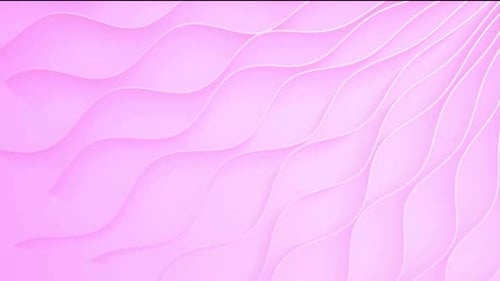 Abstract Pink Fluid Waves Flowing Animated Background