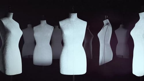 Tailors Mannequins Looping Background
