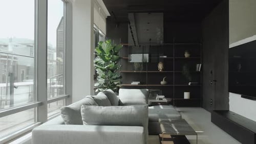 Bright Modern Living Room Interior Design