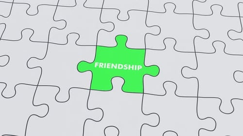 Hostility Friendship Jigsaw puzzle assembled