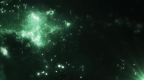 Electric Green Lights Loop