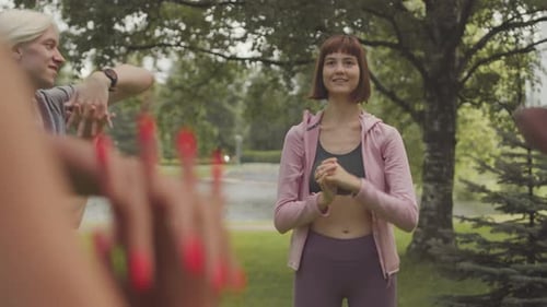 Outdoor Fitness Training in Park