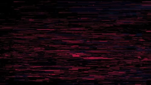 Glitch Digital Noise Data Flow Background Loop