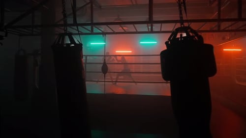 Epischer Boxkampf