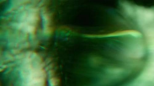 Abstract Green Light Refraction Texture Effect