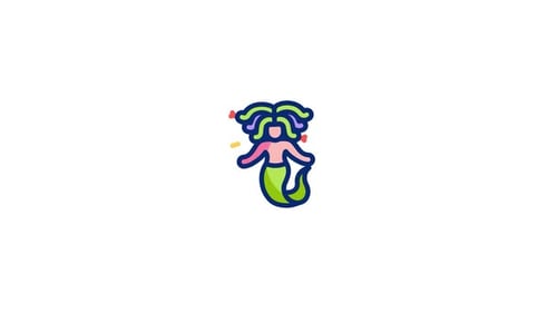 Icône animée Medusa
