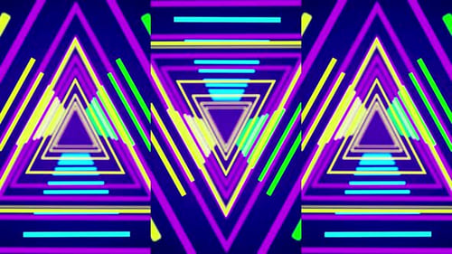 Glitch Sci-Fi Warp Speed Background