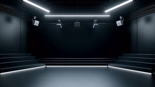 Modern Dark Studio Stage Logo Reveal Opener