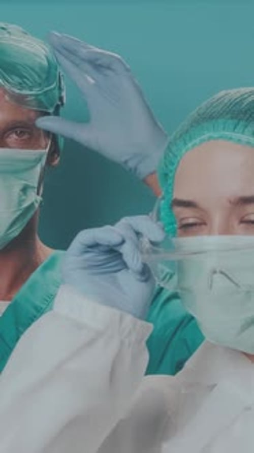 Healthcare Workers Ready for Clinical Procedures