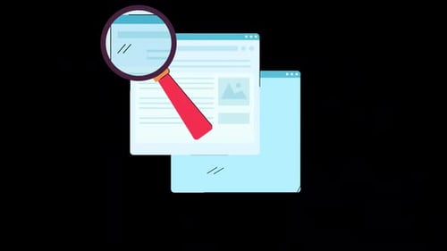 Magnifying Glass Zooming Documents