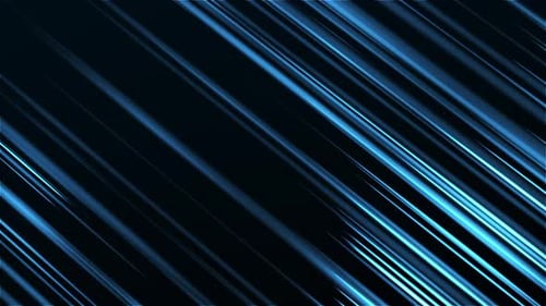 Abstract Diagonal Blue Light Trails Moving Background