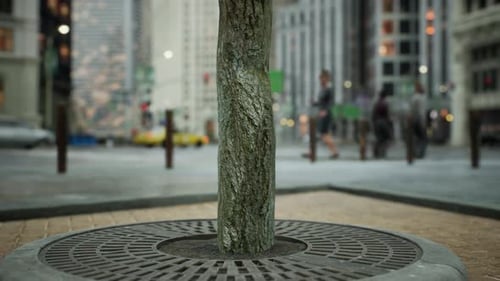 Stunning Hyper Lapse of Downtown Area